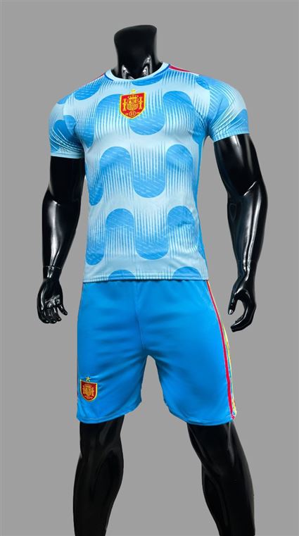 Áo Bóng Đá Đội Tuyển Tây Ban Nha World Cup Ngọc Sân Khách 2022-2023