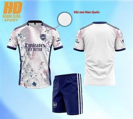 Áo Bóng Đá CLB Arsenal Trắng Loang Fantasy 2023-2024