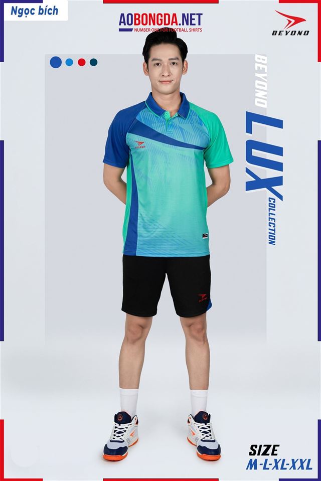 Áo Bóng Chuyền Beyono Lux Bích Ngọc Nam 
