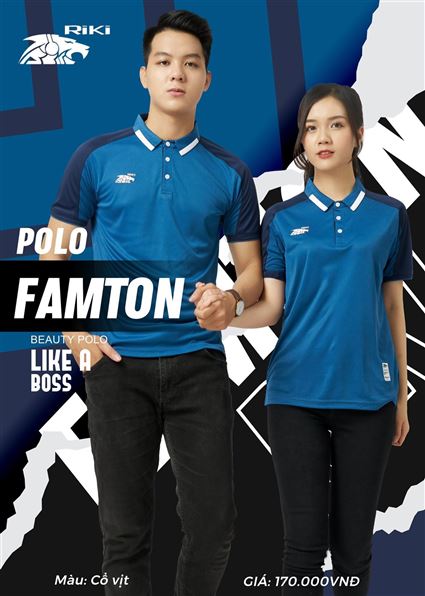 Áo Polo Riki Famton Cổ Vịt