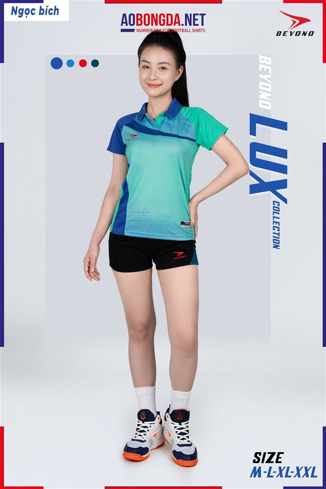 Áo Bóng Chuyền Beyono Lux Bích Ngọc Nữ