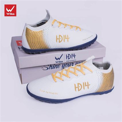 Giày Bóng Đá Wika Hoàng Đức HĐ14 Trắng 1