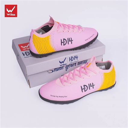 Giày Bóng Đá Wika Hoàng Đức HĐ14 Hồng 3