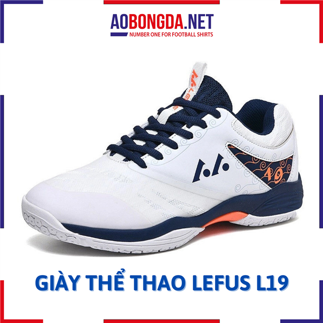 Giày Thể Thao Lefus L19 White Dark Blue
