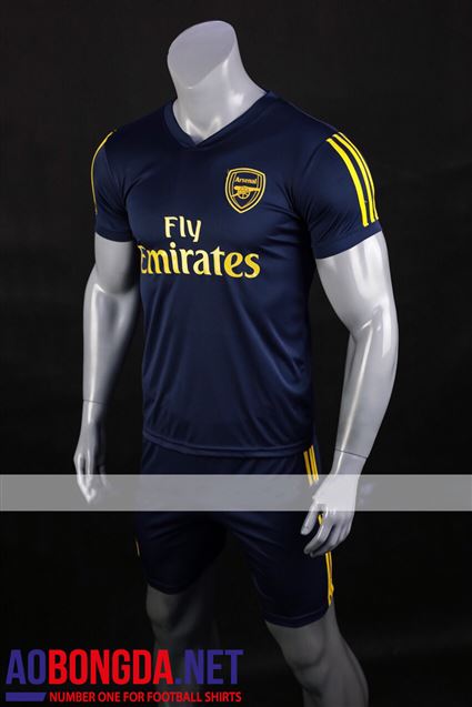 Áo Bóng Đá CLB Arsenal tím than sân khách mùa giải 2019-2020