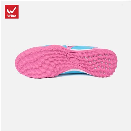 Giày Bóng Đá Wika Tuấn Hải Fancy Xanh hồng 1