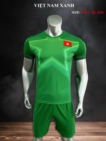 Áo thủ môn đội tuyển Việt Nam xanh 2022
