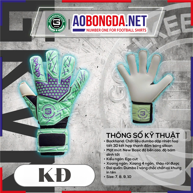 Găng Tay thủ Môn GKVN KĐ Xanh