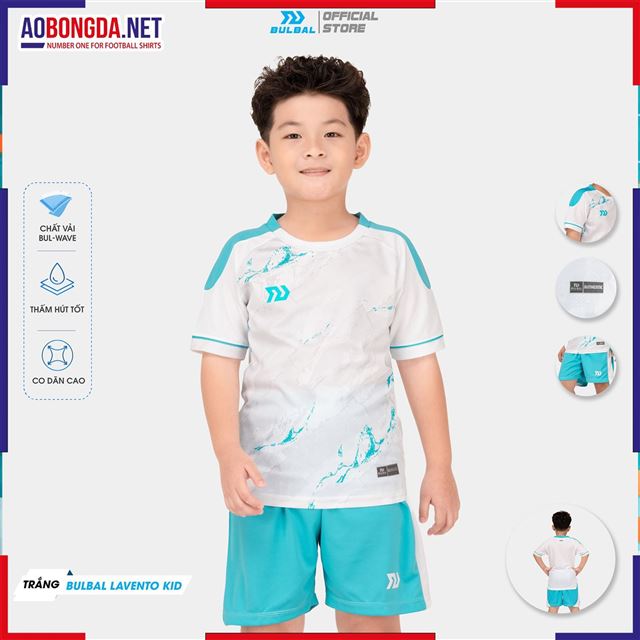 Áo Bóng Đá Trẻ Em Bulbal Lavento Trắng