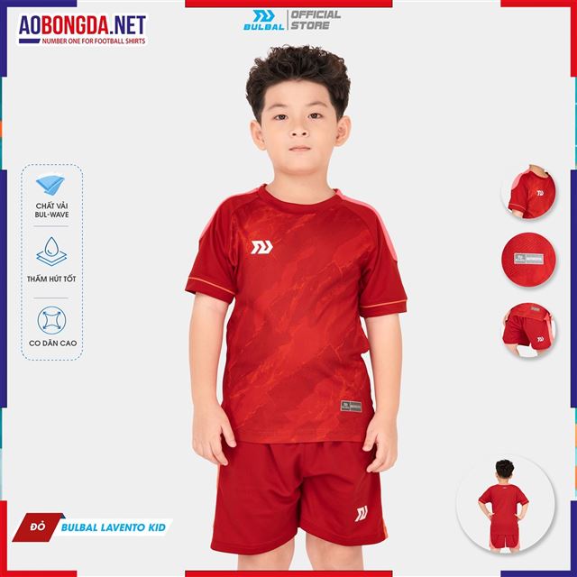Áo Bóng Đá Trẻ Em Bulbal Lavento Đỏ
