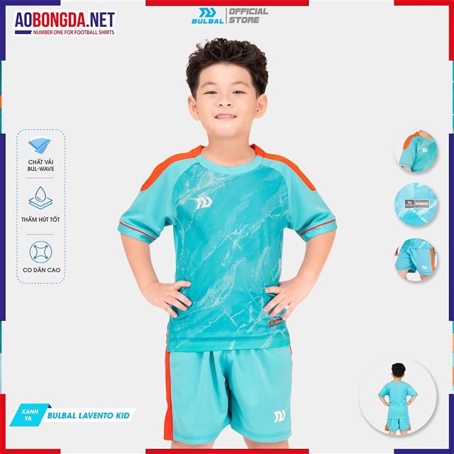 Áo Bóng Đá Trẻ Em Bulbal Lavento Xanh Ya