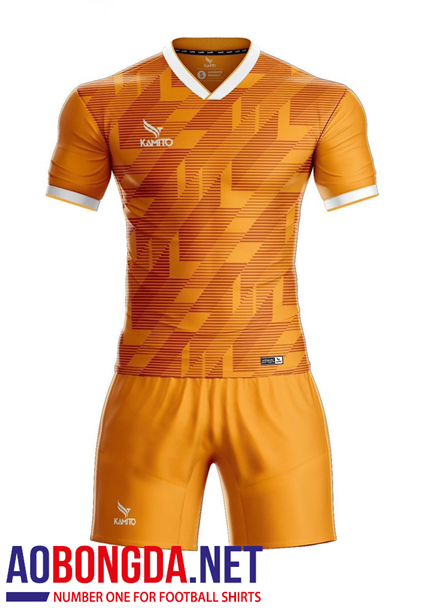 Áo Bóng Đá không logo Kamito vàng đồng