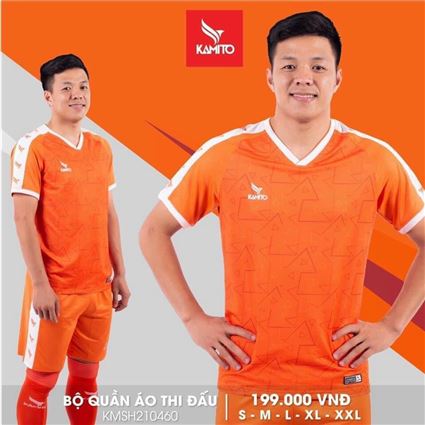 Áo Bóng Đá không logo Kamito 6 cam