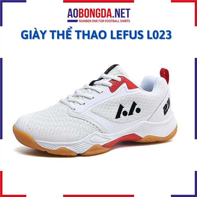 Giày Thể Thao Lefus L023 White Red
