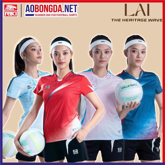 Bộ Bóng Chuyền Riki Lai Nữ