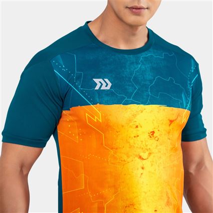 Áo bóng đá không logo Bubal 6City HCM vàng xanh 1