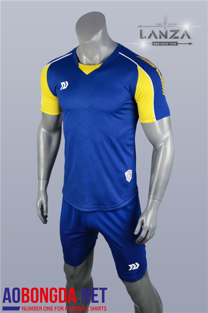 Áo Bóng Đá không logo Bulbal Lanza xanh dương