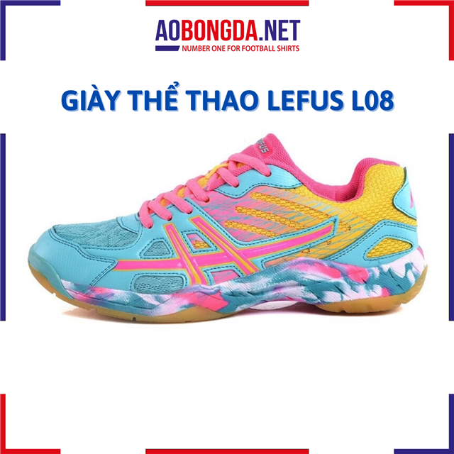 Giày Thể Thao Lefus L08 Green (Xanh Hồng)