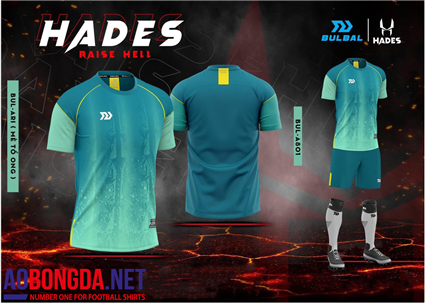 Áo Bóng Đá không logo Bulbal Hades xanh lý