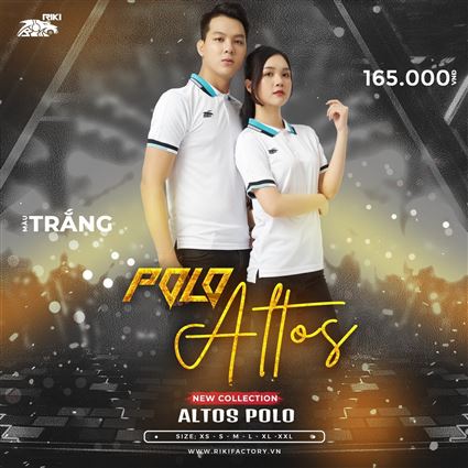 Áo Polo Riki Altos Trắng