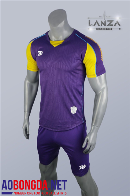 Áo Bóng Đá không logo Bulbal Lanza tím