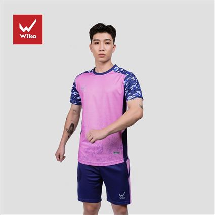 Áo Bóng Đá Không Logo Wika Tracer Hồng