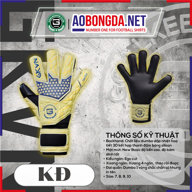 Găng Tay thủ Môn GKVN KĐ Vàng