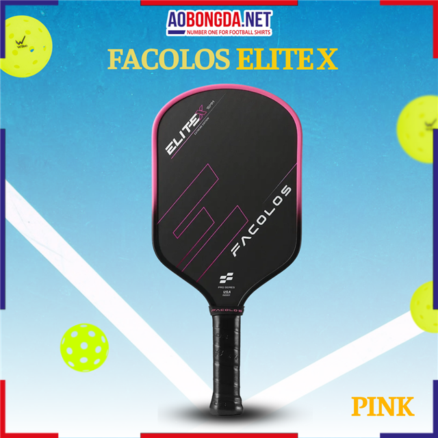 Vợt Pickleball Facolos Elite X Pink