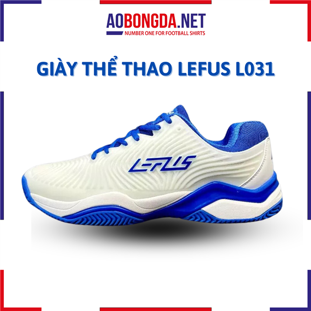 Giày Thể Thao Lefus L031 White Blue