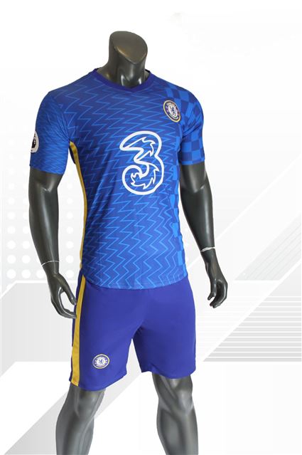 Áo Bóng Đá Chelsea xanh sân nhà ngắn tay mùa giải 2021-2022