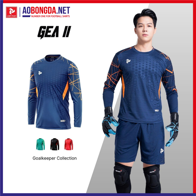 Áo Thủ Môn Justplay Gea II Xanh Đen