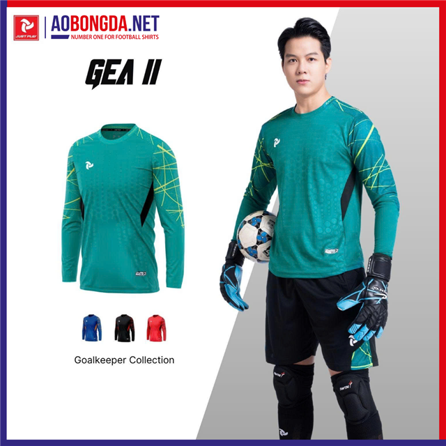 Áo Thủ Môn Justplay Gea II Xanh Lông Công