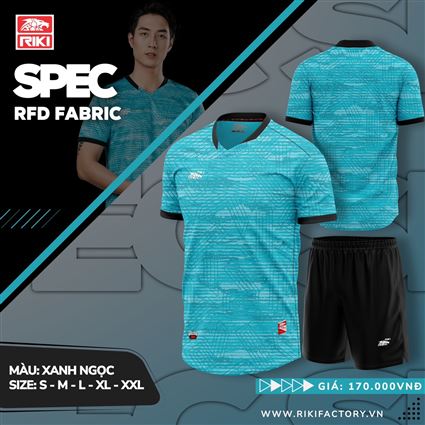 Áo Không Logo Riki Spec xanh ngọc
