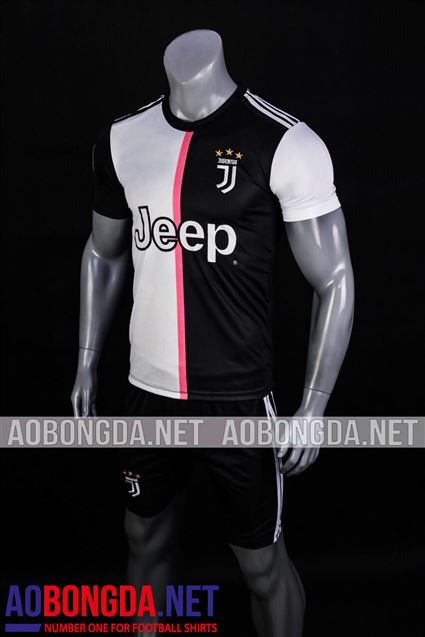 Áo Bóng Đá Juventus sọc đen trắng ngắn tay 2019-2020