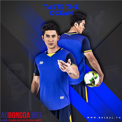 Áo Bóng Đá không logo Bulbal Olas xanh bích