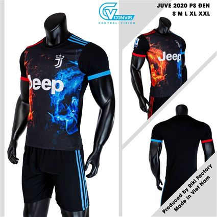 Áo Juventus ps đen 2020-2022