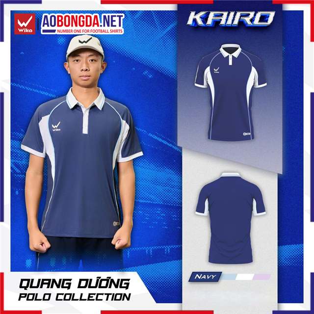 Áo Polo Wika Kairo Navy