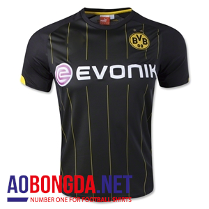 Áo bóng đá Dortmund đen sân khách 2016
