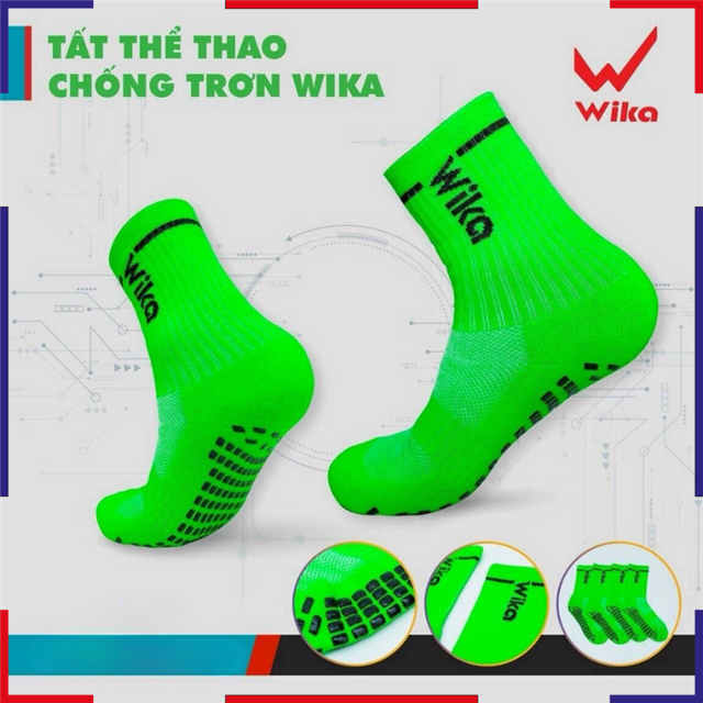 Tất Thể Thao Chống Trơn Wika Màu Chuối