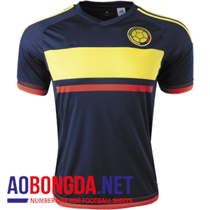 Áo bóng đá Colombia tím than sân khách 2015-2016