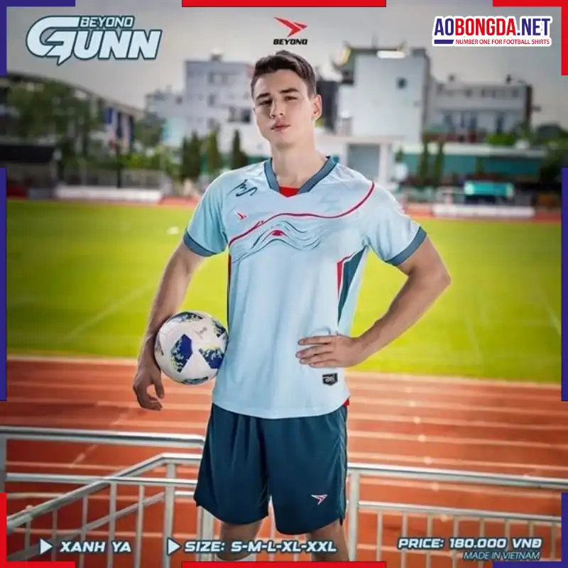 Áo Bóng Đá Không Logo Beyono Gunn Xanh Ya