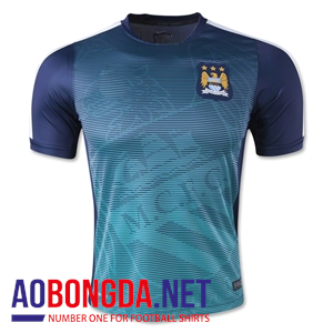Áo bóng đá Manchester City tập tím than 2015 2016
