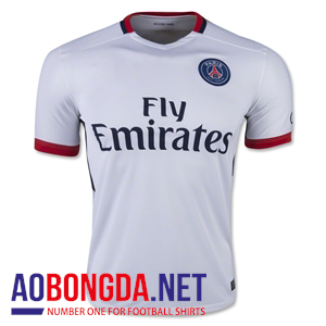 Mẫu áo đấu PSG 2017 sân khách trắng