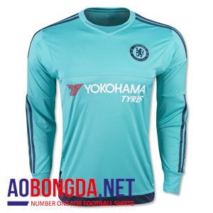 Áo bóng đá thủ môn câu lạc bộ Chelsea xanh 2016