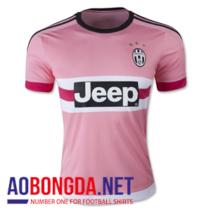 Áo bóng đá Juventus hồng sân khách 2015 2016