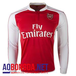 Áo bóng đá dài tay câu lạc bộ Arsenal đỏ