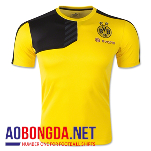 Áo  tập bóng đá Dortmund vàng 2015 2016