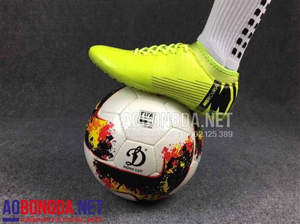 Giầy Bóng Đá M18 xanh chuối cao cổ