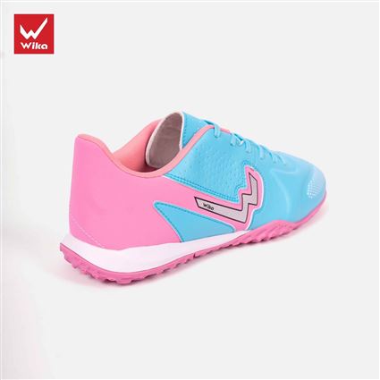 Giày Bóng Đá Wika Tuấn Hải Fancy Xanh hồng 3