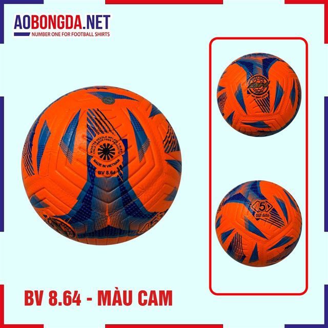 Quả Bóng Đá BH số 5 8.64 Cam